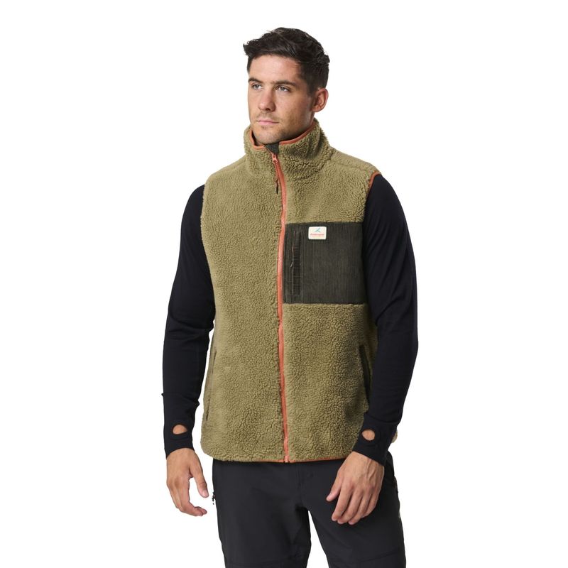 ANDESGEAR - Polar Hombre Nahuelbuta Vest Beige Andesgear