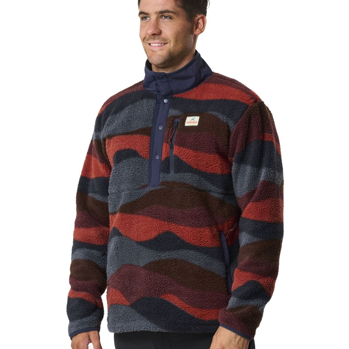 ANDESGEAR - Polar Hombre Calafquen Multicolor Andesgear