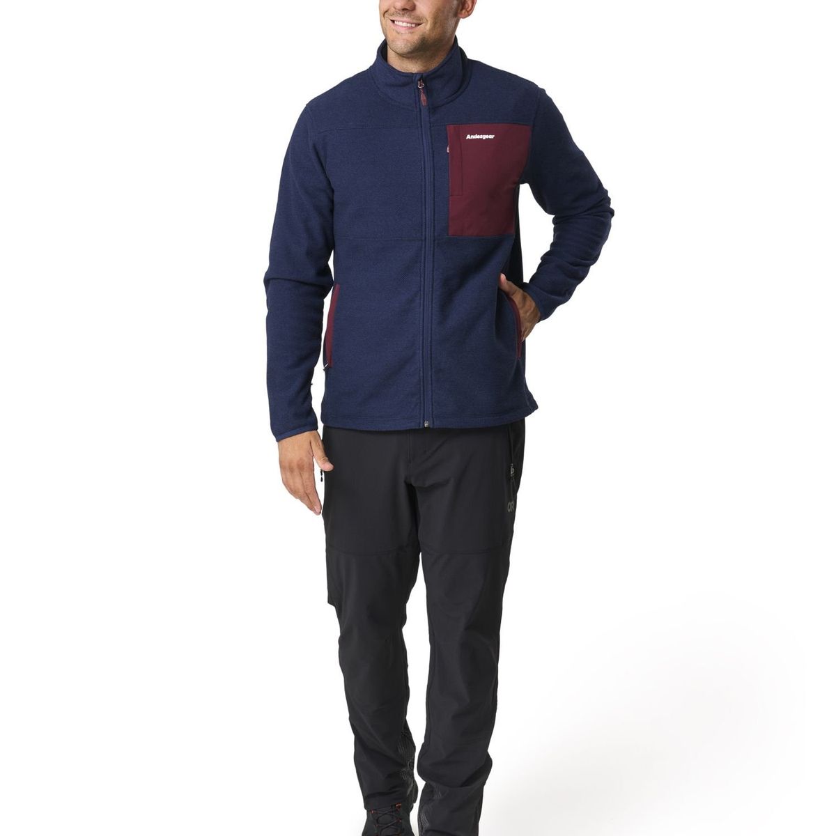 ANDESGEAR - Polar Hombre Ranco Azul Andesgear