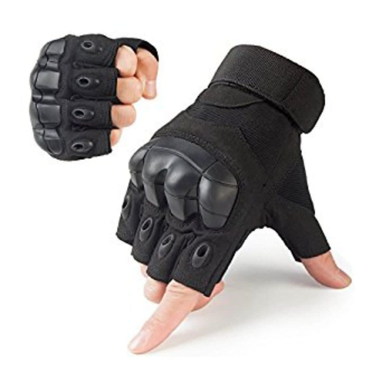 GENERICO - Guantes tácticos cortos para motos multipropósito talla M