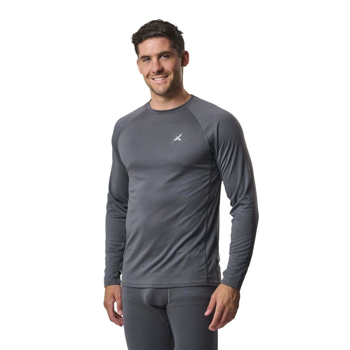 ANDESGEAR - Primera Capa Hombre Trekking Top Gris Andesgear