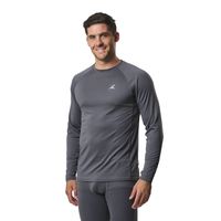 Primera Capa Hombre Trekking Top Gris