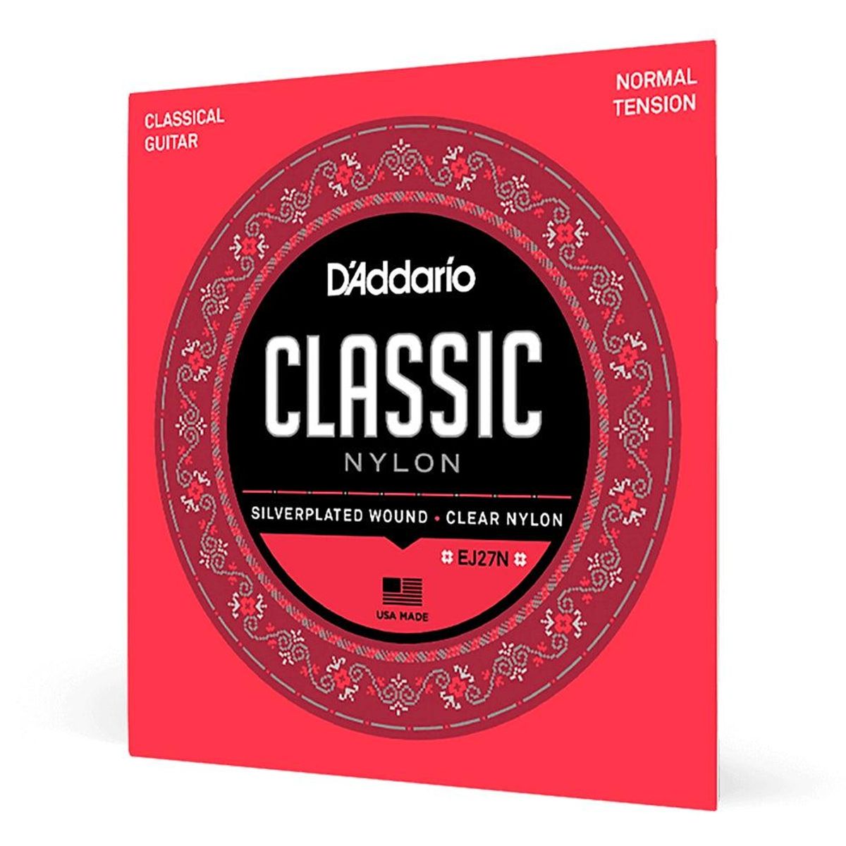 DADDARIO - Cuerdas Guitarra Nylon Classic Tensión Normal EJ27N