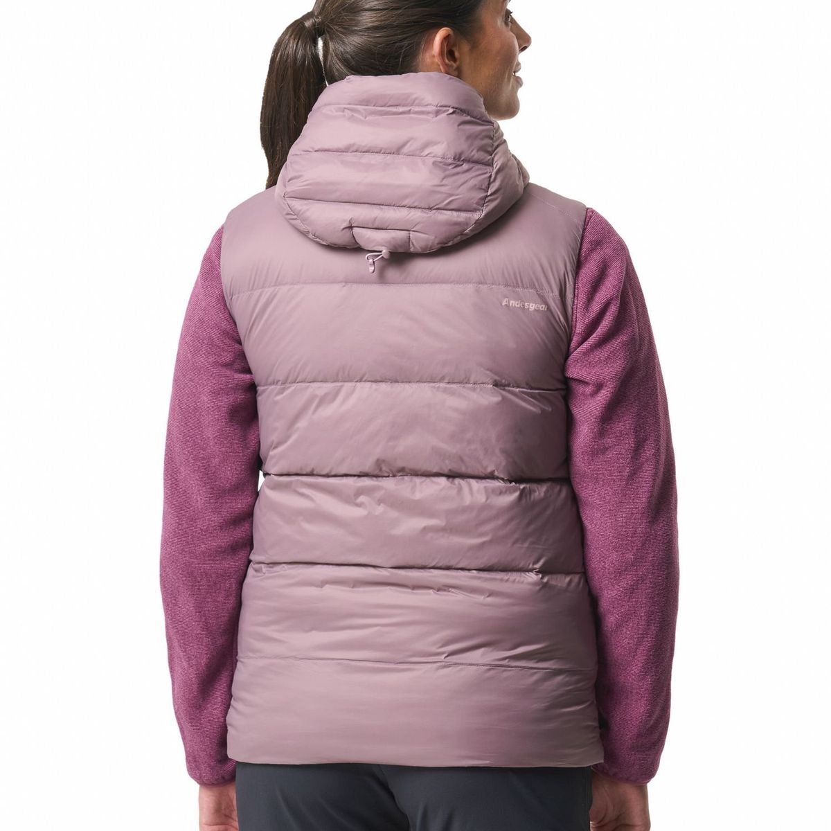 ANDESGEAR - Chaqueta Mujer Raihue Down Vest Rosado Andesgear