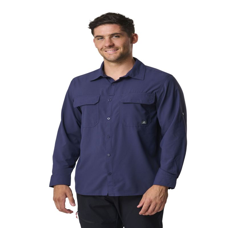 ANDESGEAR - Camisa Hombre Rupanco Ls Azul Andesgear