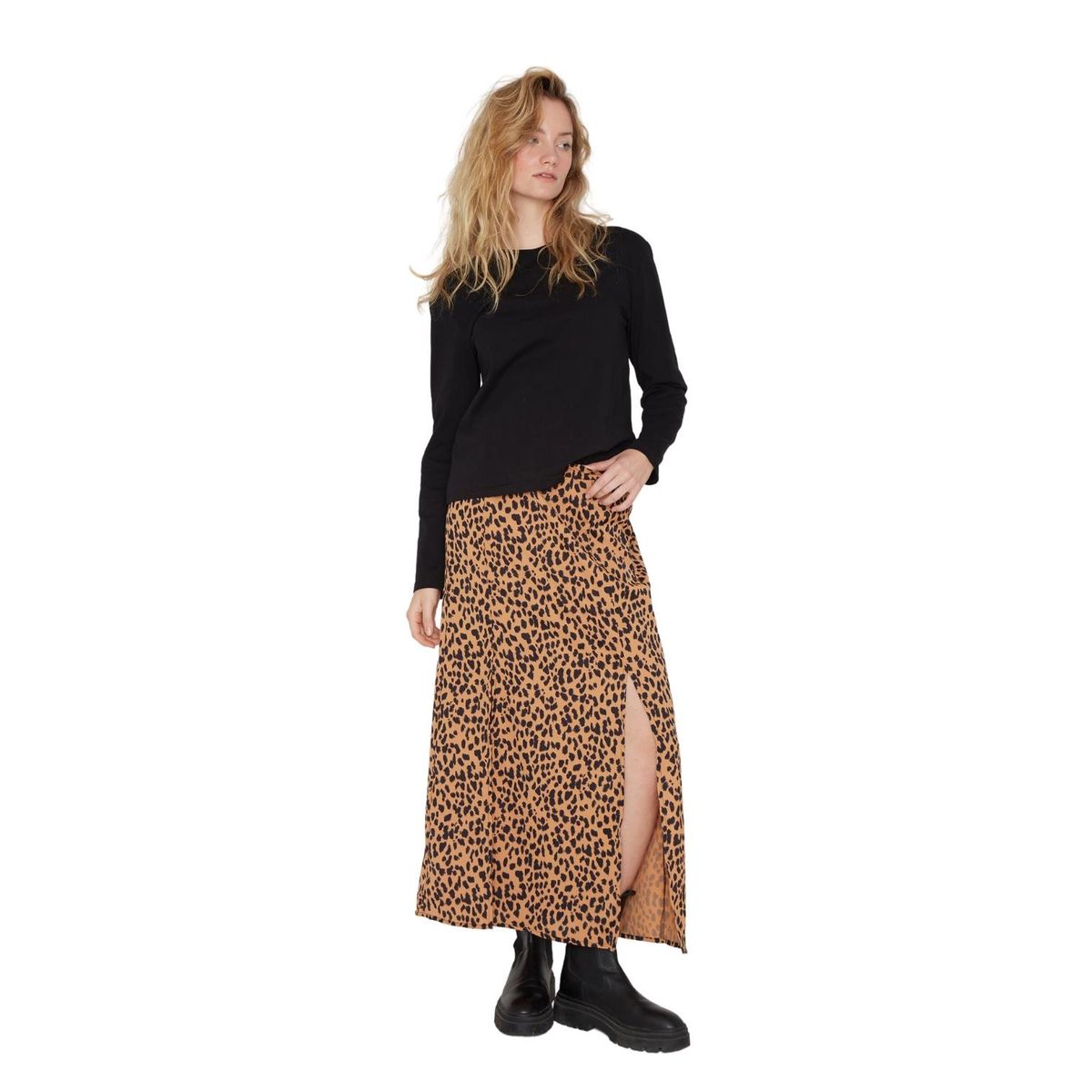 JACINTA TIENDA - Falda Jane midi II animal print Jacinta Tienda