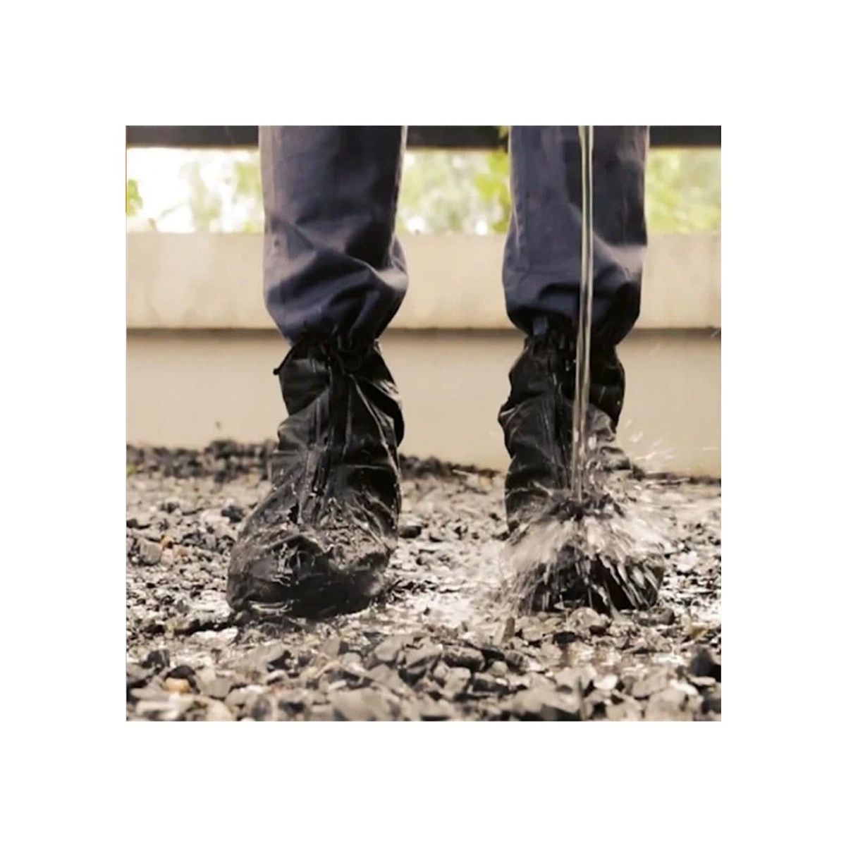 GENERICO - Cubre zapato para lluvia impermeable XL