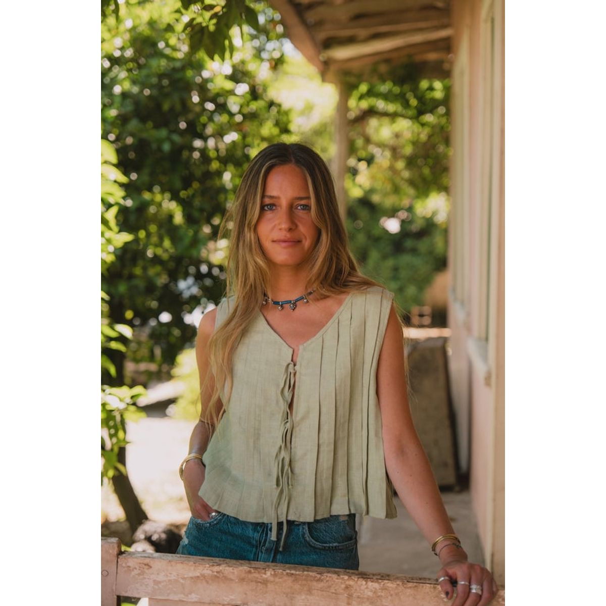 RUPHA - POLERA SIENNA VERDE RUPHA