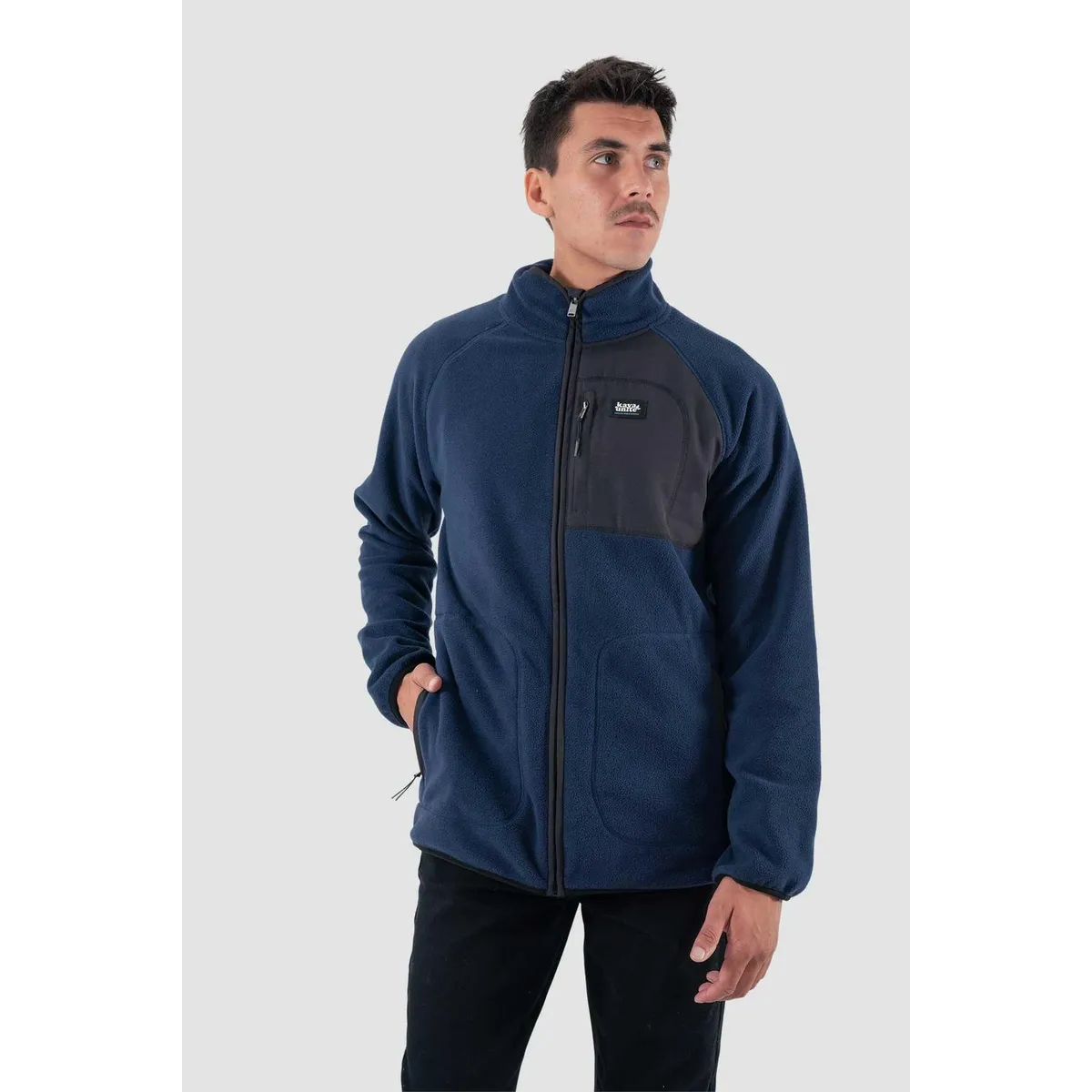 KAYA UNITE - Polar Hombre Full Zip Dk Navy
