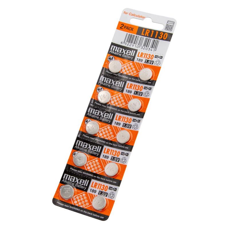 MAXELL - Blister 10 Pilas Maxell LR1130 15V