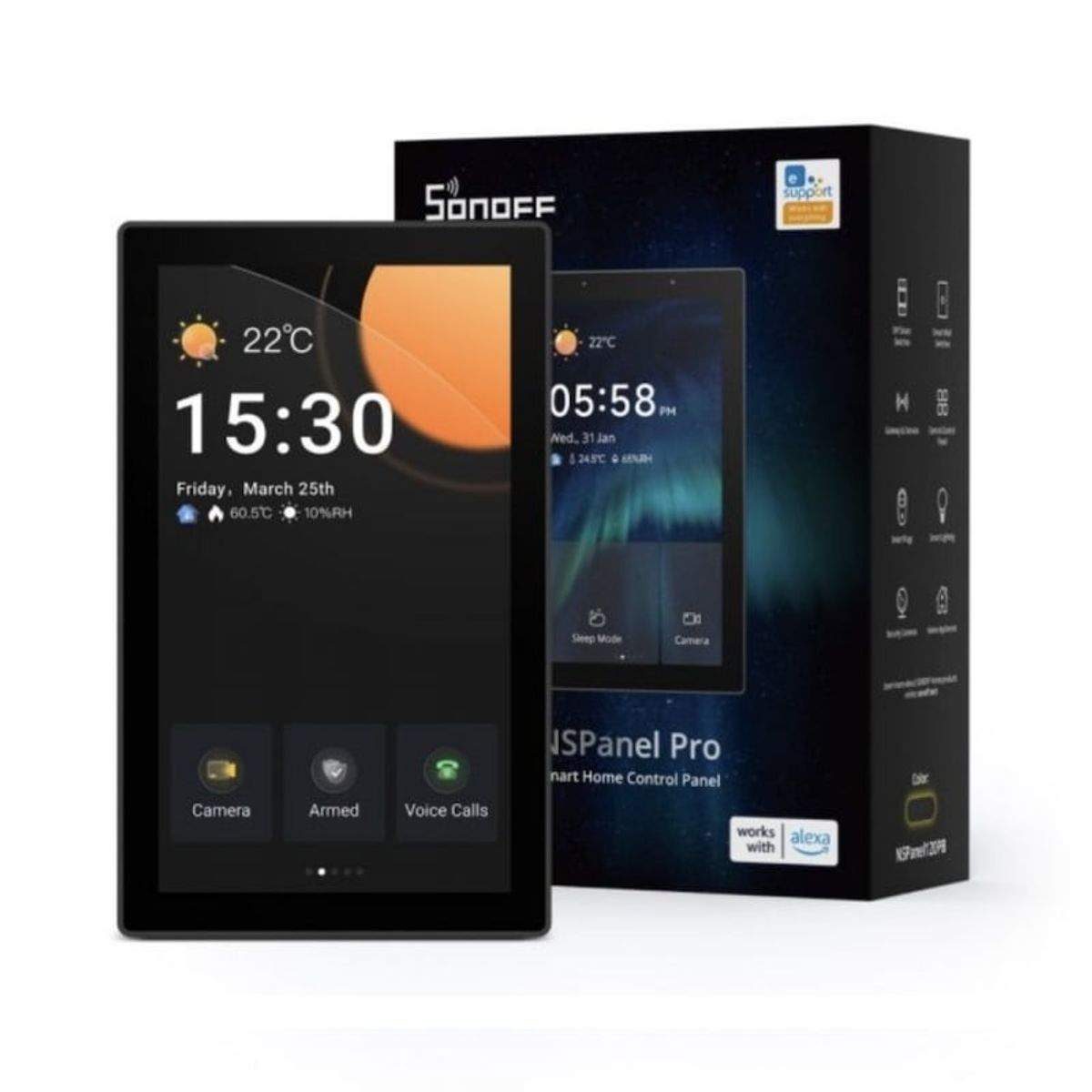 SONOFF - Panel de Control WiFi Zigbee Matter Sonoff NSPanel Pro 120