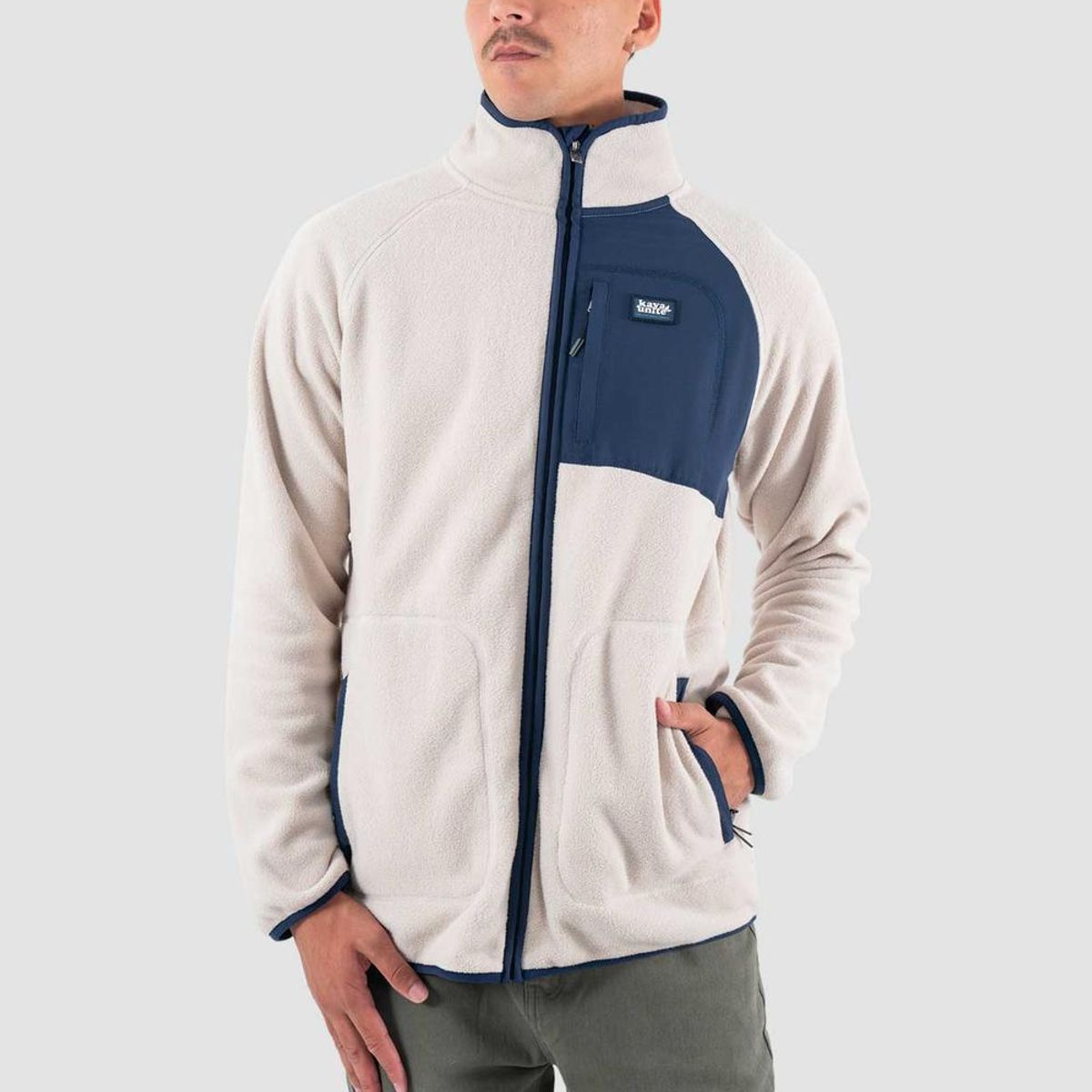 KAYA UNITE - Polar Hombre Full Zip Bone