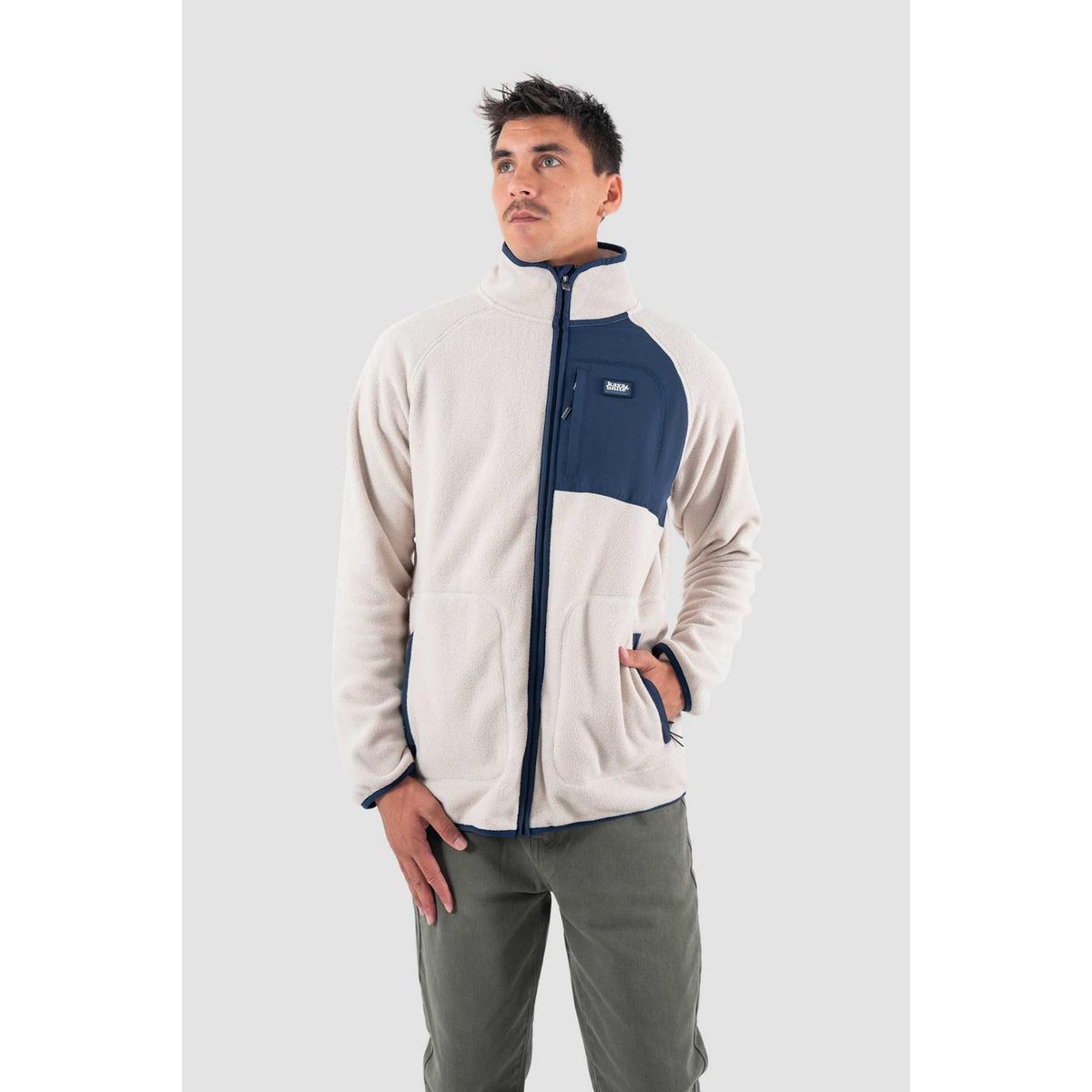 KAYA UNITE - Polar Hombre Full Zip Bone