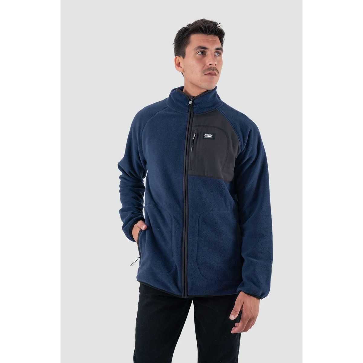KAYA UNITE - Polar Hombre Full Zip Dk Navy