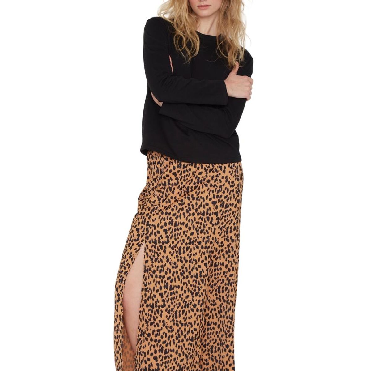 JACINTA TIENDA - Falda Jane midi II animal print Jacinta Tienda