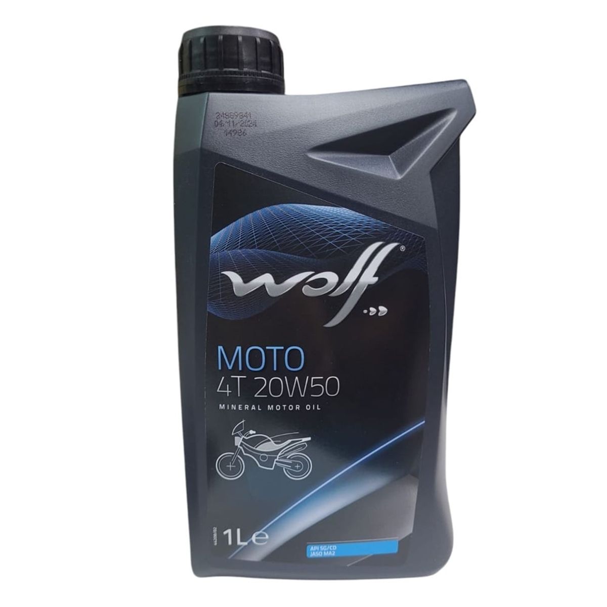 GENERICO - Aceite Moto Wolf 20w 50 Mineral 1L 4T