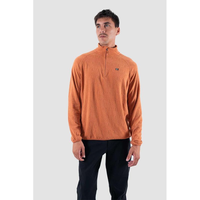 KAYA UNITE - Micropolar Hombre Cipress Terracota
