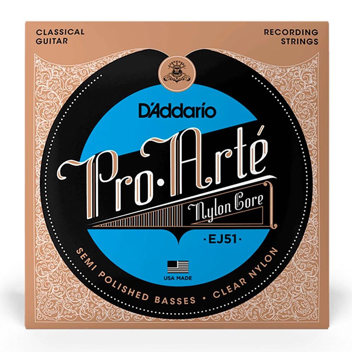 DADDARIO - Cuerdas Guitarra Nylon ProArte Nylon Tensión Alta EJ51