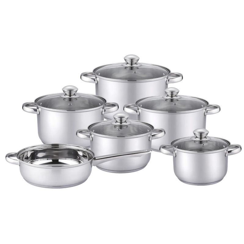 ILKO - Bateria De Cocina 11 Pzs Acero Inoxidable Prime
