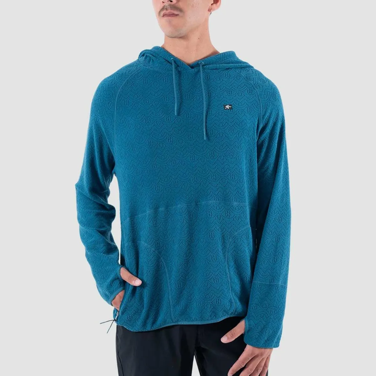 KAYA UNITE - Micropolar Hombre Cipress Hood Petrol