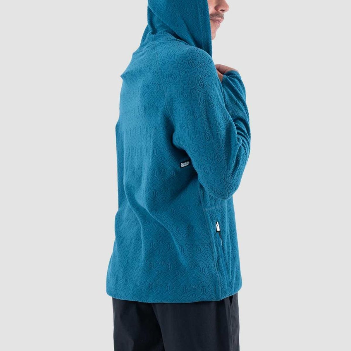 KAYA UNITE - Micropolar Hombre Cipress Hood Petrol