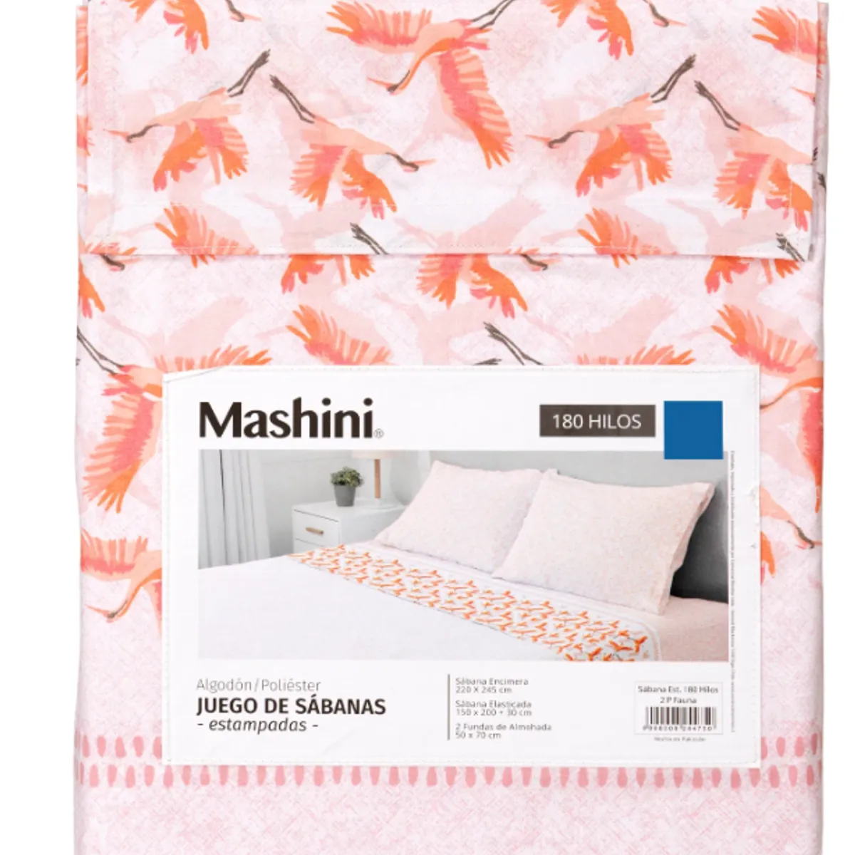 MASHINI - Sabana King 180 Hilos Mashini Fauna