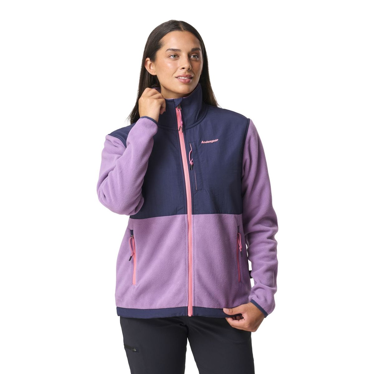 ANDESGEAR - Polar Mujer Tolhuaca Lila Andesgear
