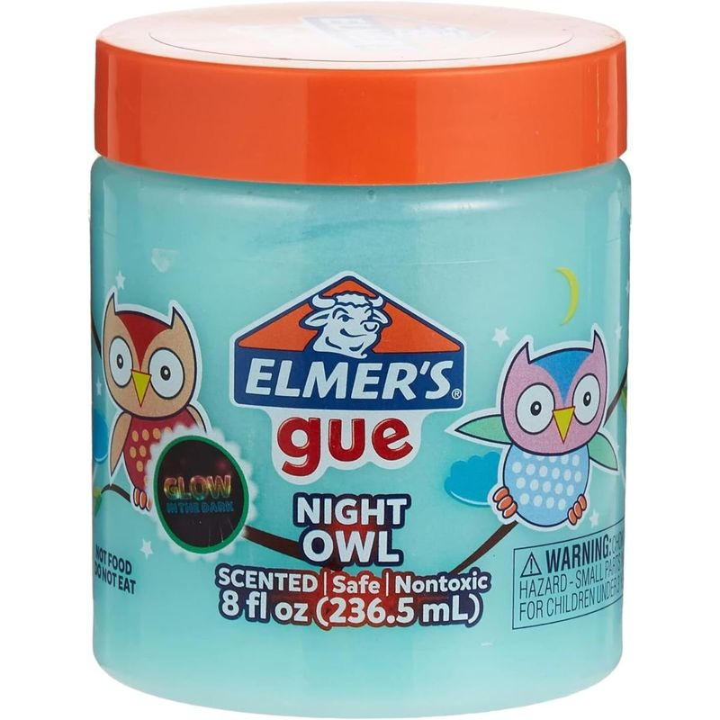 ELMERS - Slime Elmers Gue Night Owl Brilla en la Oscuridad 236ml
