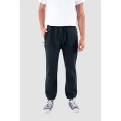 KAYA UNITE - Pantalón Buzo Hombre Relax Negro
