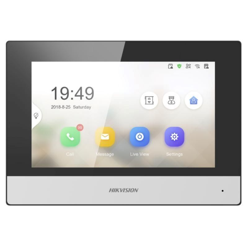 HIKVISION - Monitor IP Hikvision para Video Portero con pantalla 7 WiFi