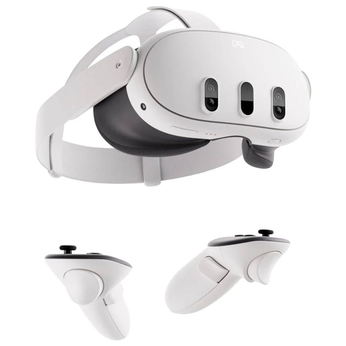 META - Visor de Realidad Virtual Meta Quest 3S 128GB Incluye Juego Blanco