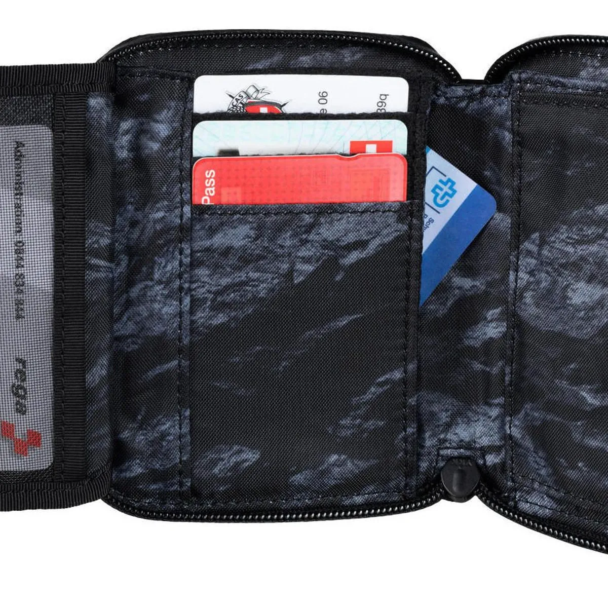 MAMMUT - Billetera Seon Zip Unisex Adulto Negro