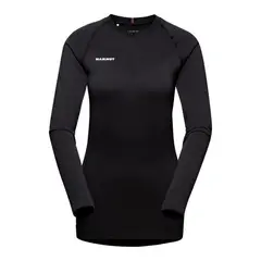 MAMMUT - Primera Capa Trift Longsleeve Mujer Negro