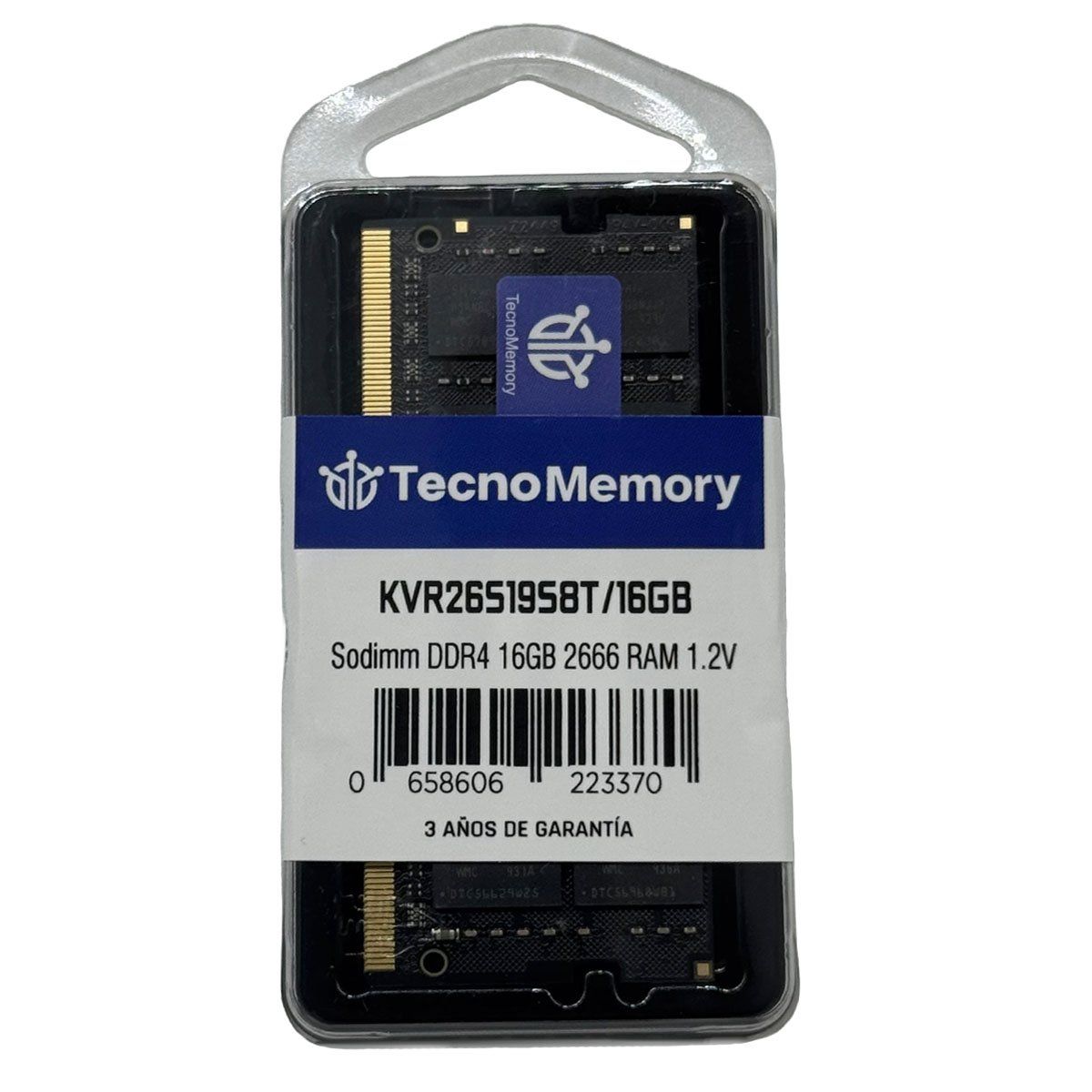 GENERICO - TecnoMemory Sodimm DDR4 16GB 2666 KVR26S19S8T/16GB