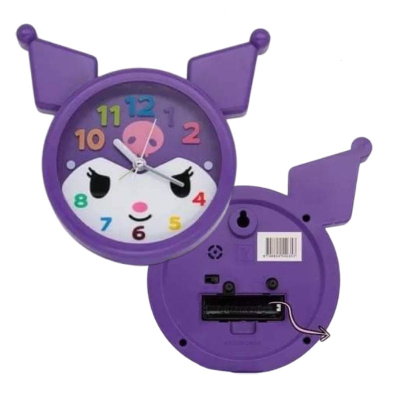 GENERICO - RELOJ DESPERTADOR DE KUROMI MORADO LY1088