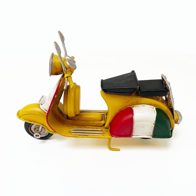 MONTREAL - Moto A Escala Tipo Vespa Decoración Vintage En Fierro M