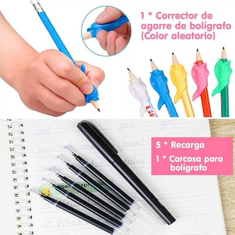 GENERICO - Magic Práctica Copybook Set Magic Caligrafía Cuaderno