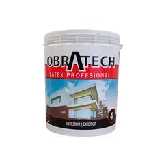 GENERICO - Pintura Obratech Interior Y Exterior Blanco Látex 4lts