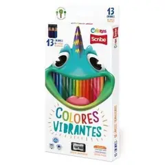 GENERICO - Lapices Scribe Colores Vibrantes 13 Lapices