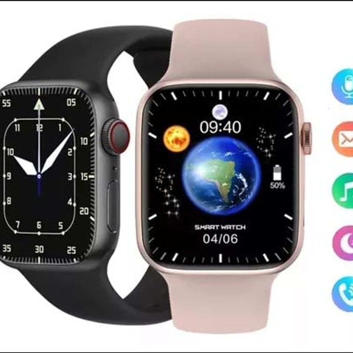 GENERICO - Reloj inteligente smartwatch bluetooth T900 Pro Max deportivo Rosado