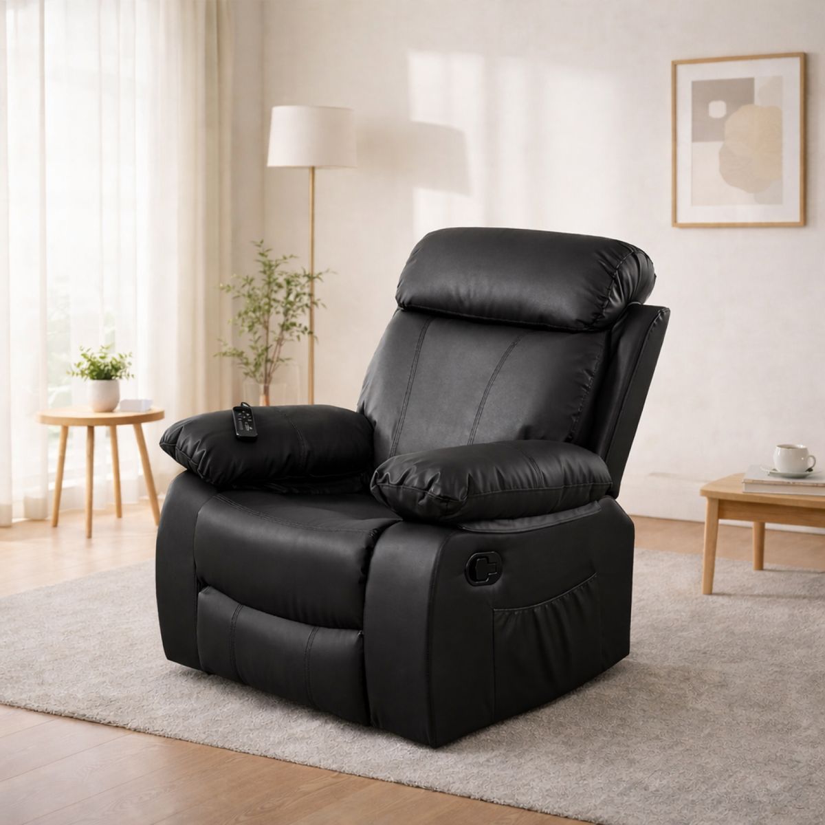 CANNON - Bergere Cannon Dallas AM 4 Puntos Vibromasaje Negro