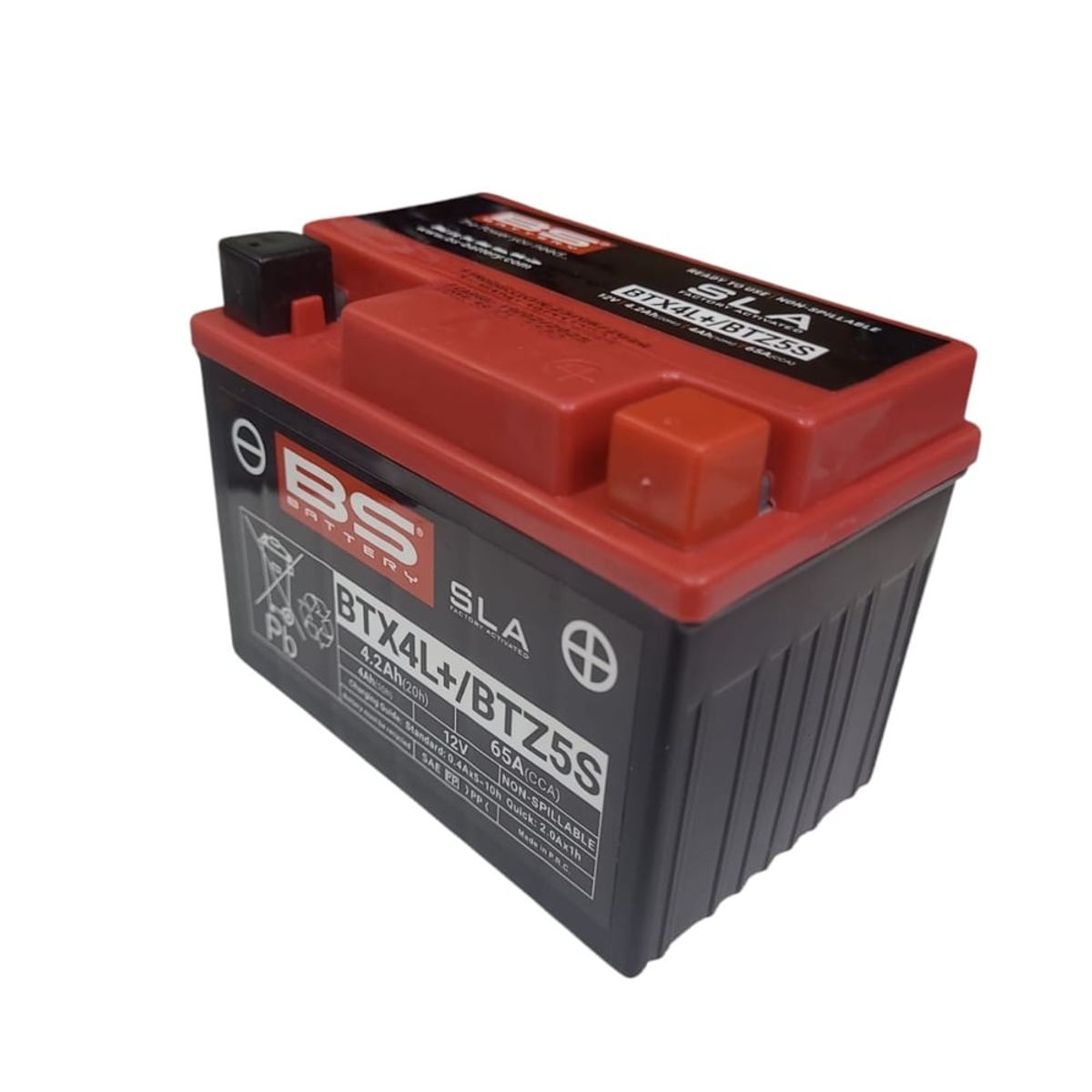 GENERICO - Batería Moto BTX4L - BTZ5S - HTX4L - YTX4L SLA BS BATTERY