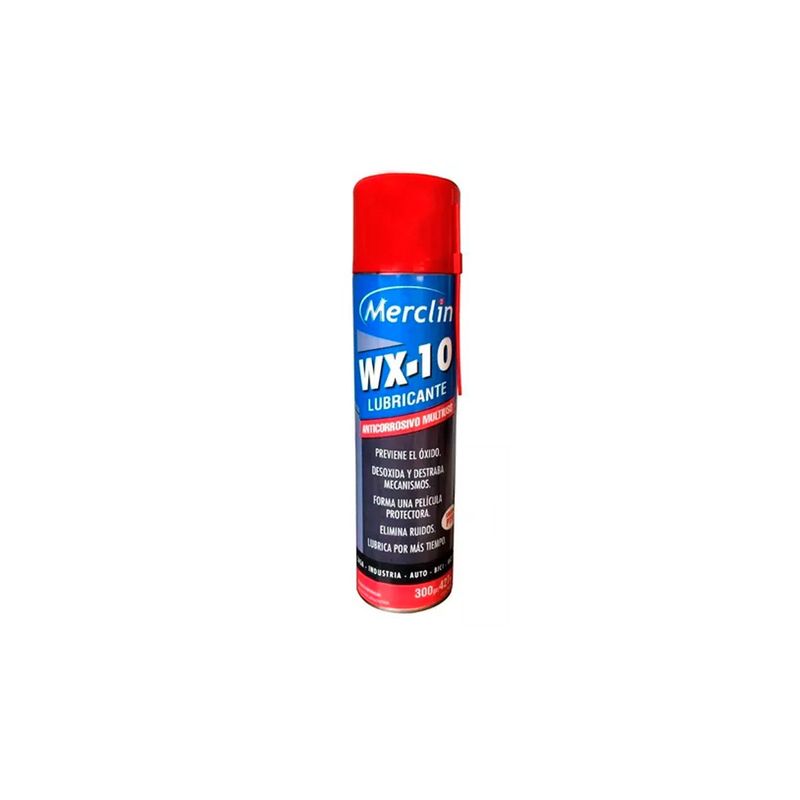 GENERICO - WX-10 Lubricante anticorrosivo con Teflón merclin 237ml