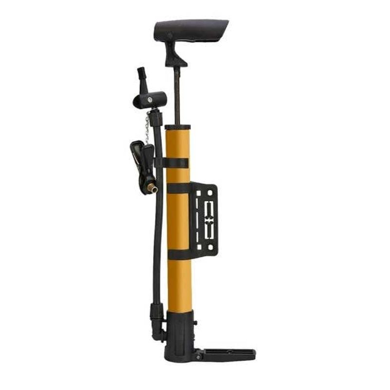 GENERICO - Bombín de mano para bicicleta amarillo