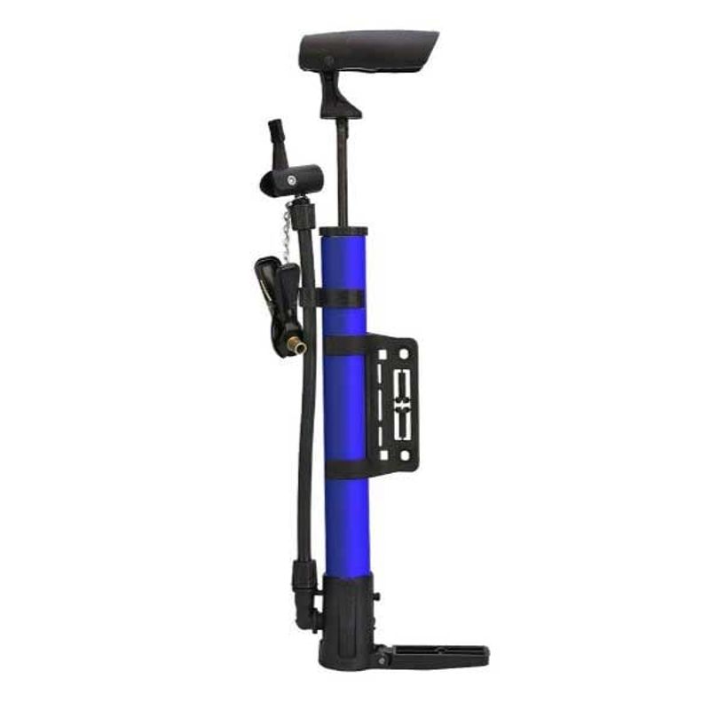 GENERICO - Bombín de mano para bicicleta azul