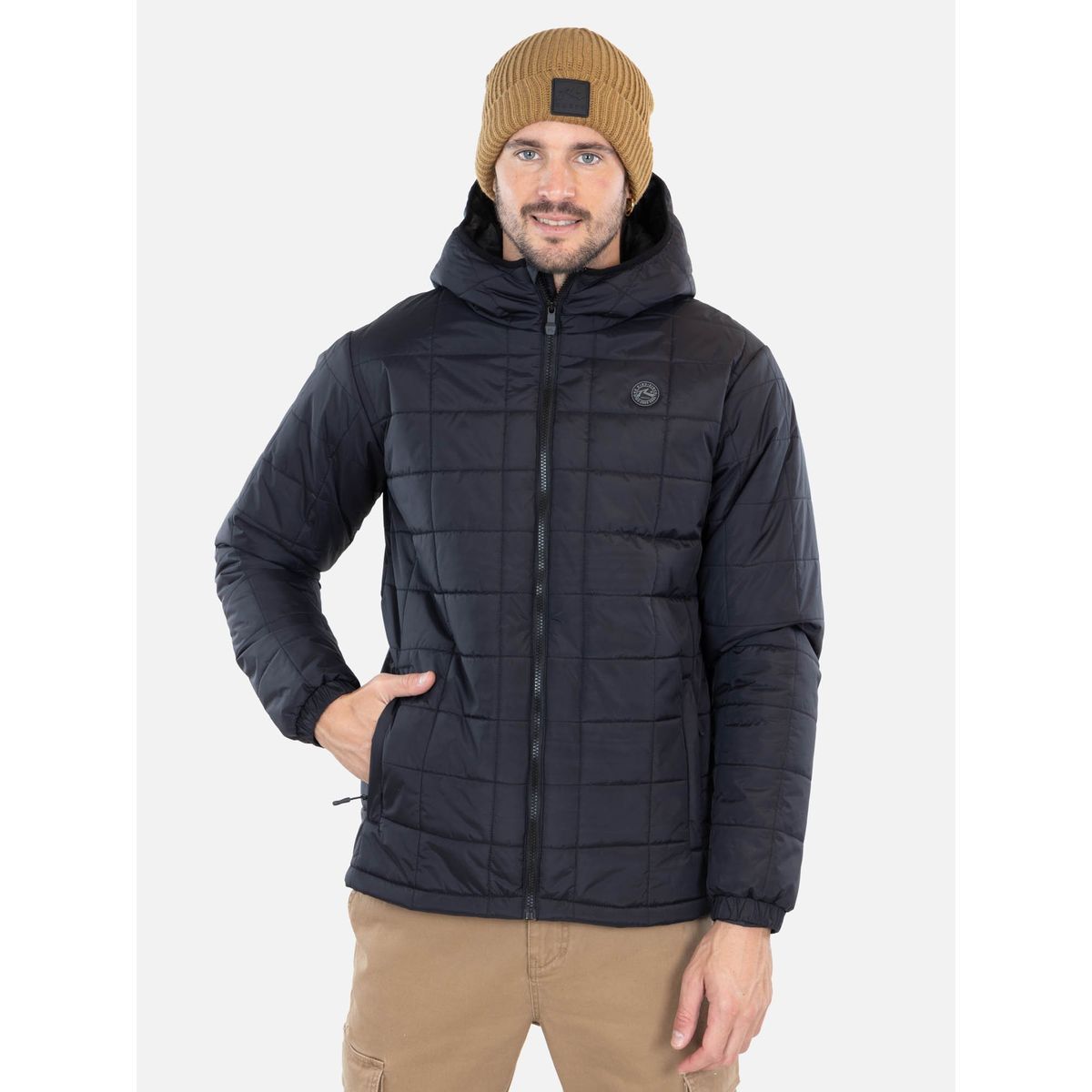 RUSTY - Parka Rush Negro Hombre Rusty - Negro