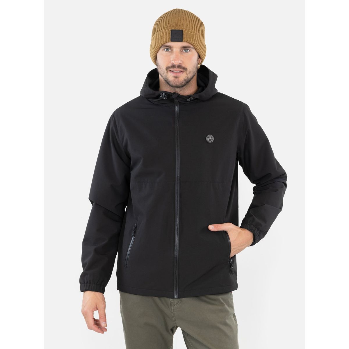 RUSTY - Cortaviento Airbreak Negro Hombre Rusty - Negro.