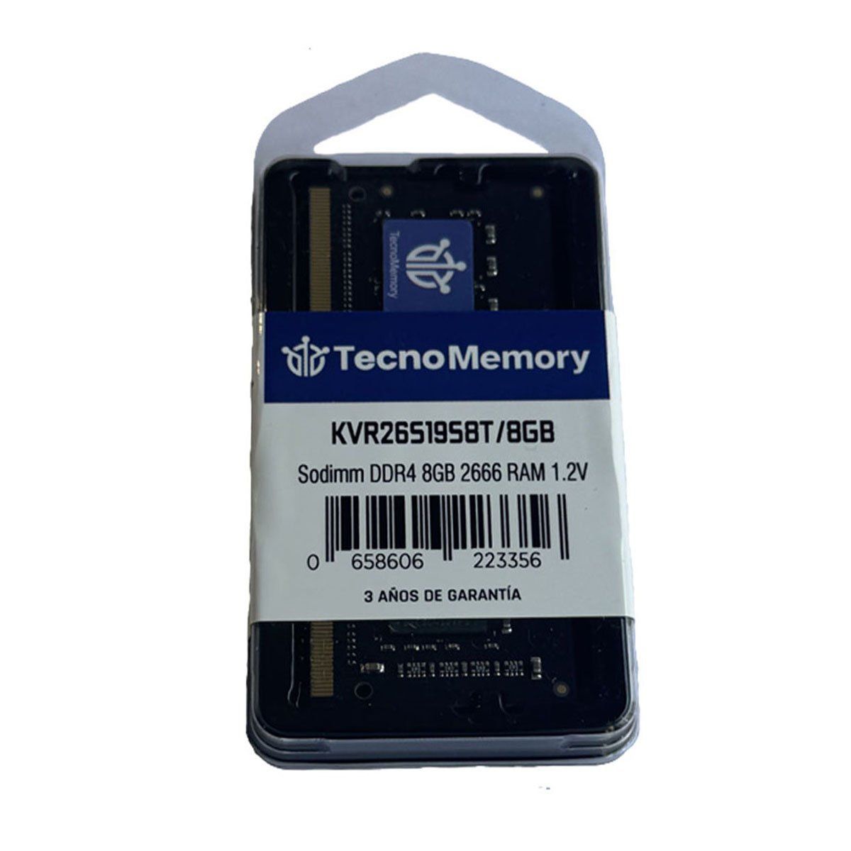 GENERICO - TecnoMemory Sodimm DDR4 8GB 2666 KVR26S19S8T/8GB