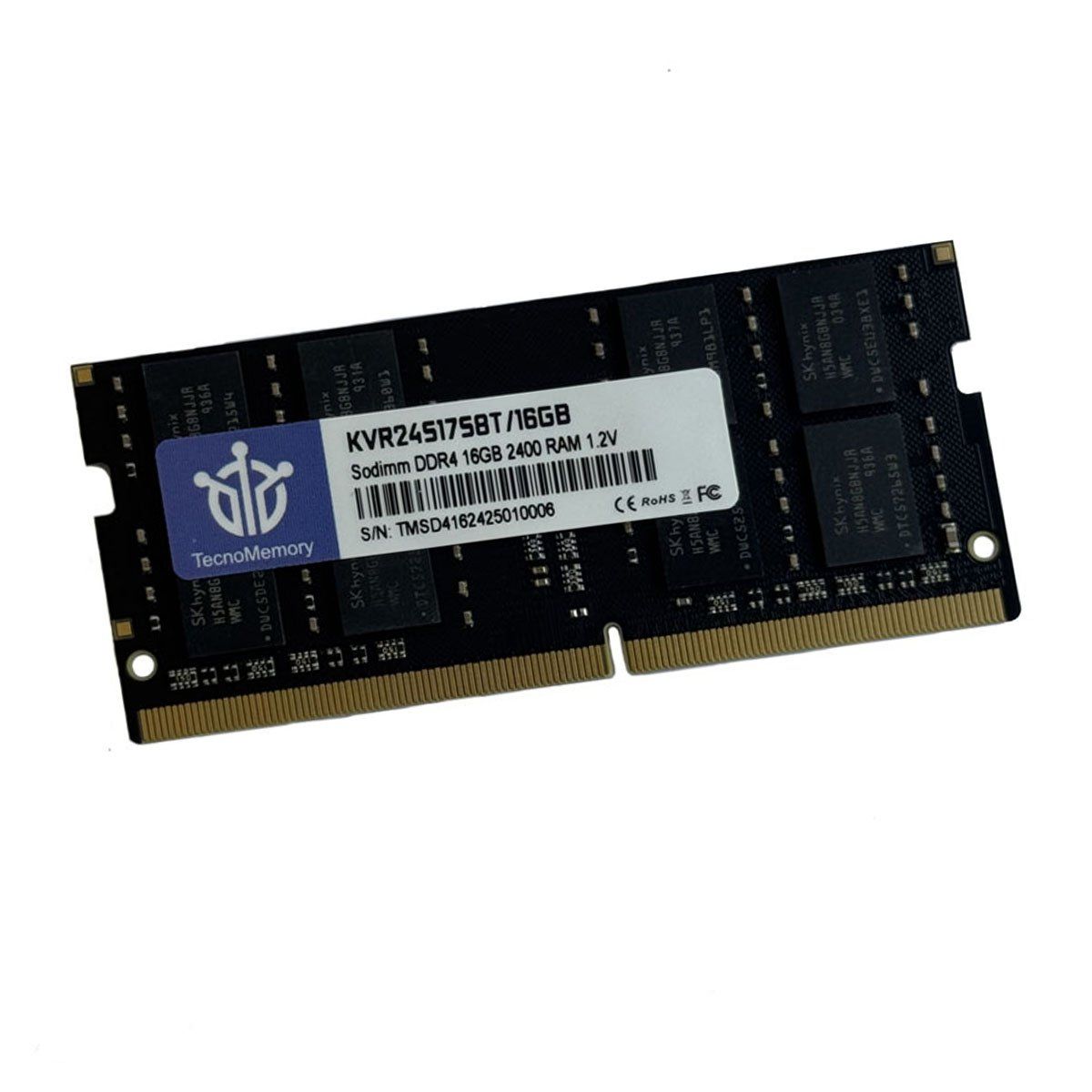 GENERICO - TecnoMemory Sodimm DDR4 16GB 2400 KVR24S17S8T/16GB