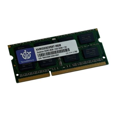 Imagen 2 del producto TecnoMemory Sodimm DDR3 8GB 1333 KVR1333D3S9T/8GB